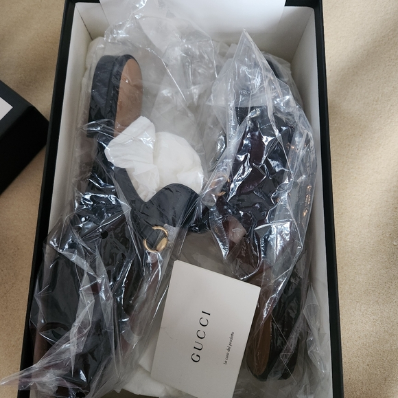 GUCCI PRINCETOWN HORSEBIT MULES NEW IN BOX - Picture 8 of 12
